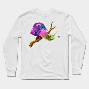 Friendly snail Long Sleeve T-Shirt